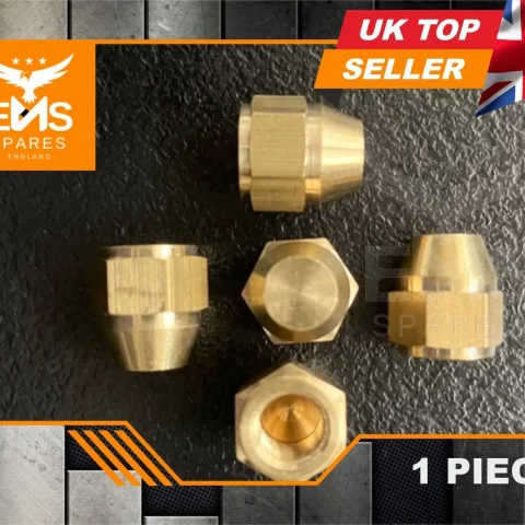EMS-A1AB 3/8" UNF x 24 female brass brake blanking cap