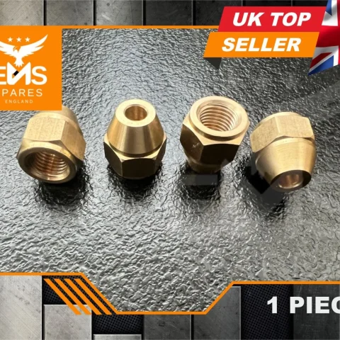 EMS-A4A 7/16" UNF x 20 female brass brake pipe union for 1/4" pipe - pack of 1