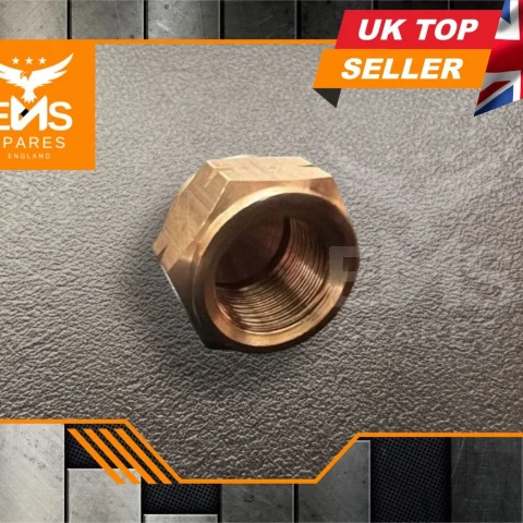 EMS-A2AB M10 x 1mm female brass brake blanking cap - 1 Cap