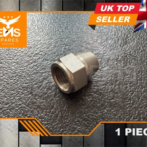 EMS-A7ASS stainless steel 7/16" UNF female brake pipe union for 3/16" pipe - 1 Union