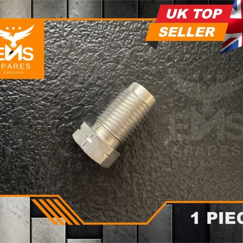 EMS-A2SS stainless steel M10 x 1mm male long brake pipe union for 3/16" pipe - 1 Union