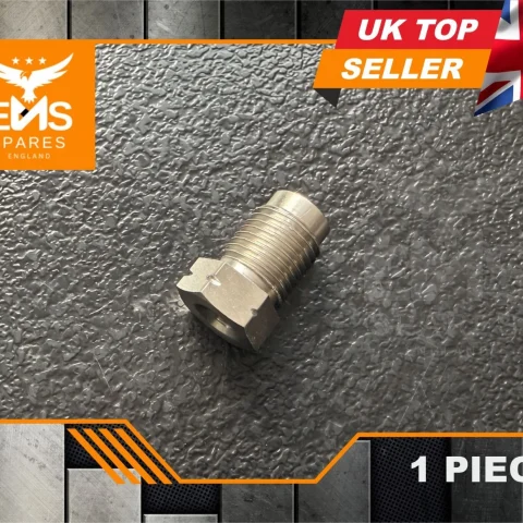 EMS-A2sSS stainless steel M10 x 1mm male short brake pipe union for 3/16" pipe - 1 Union